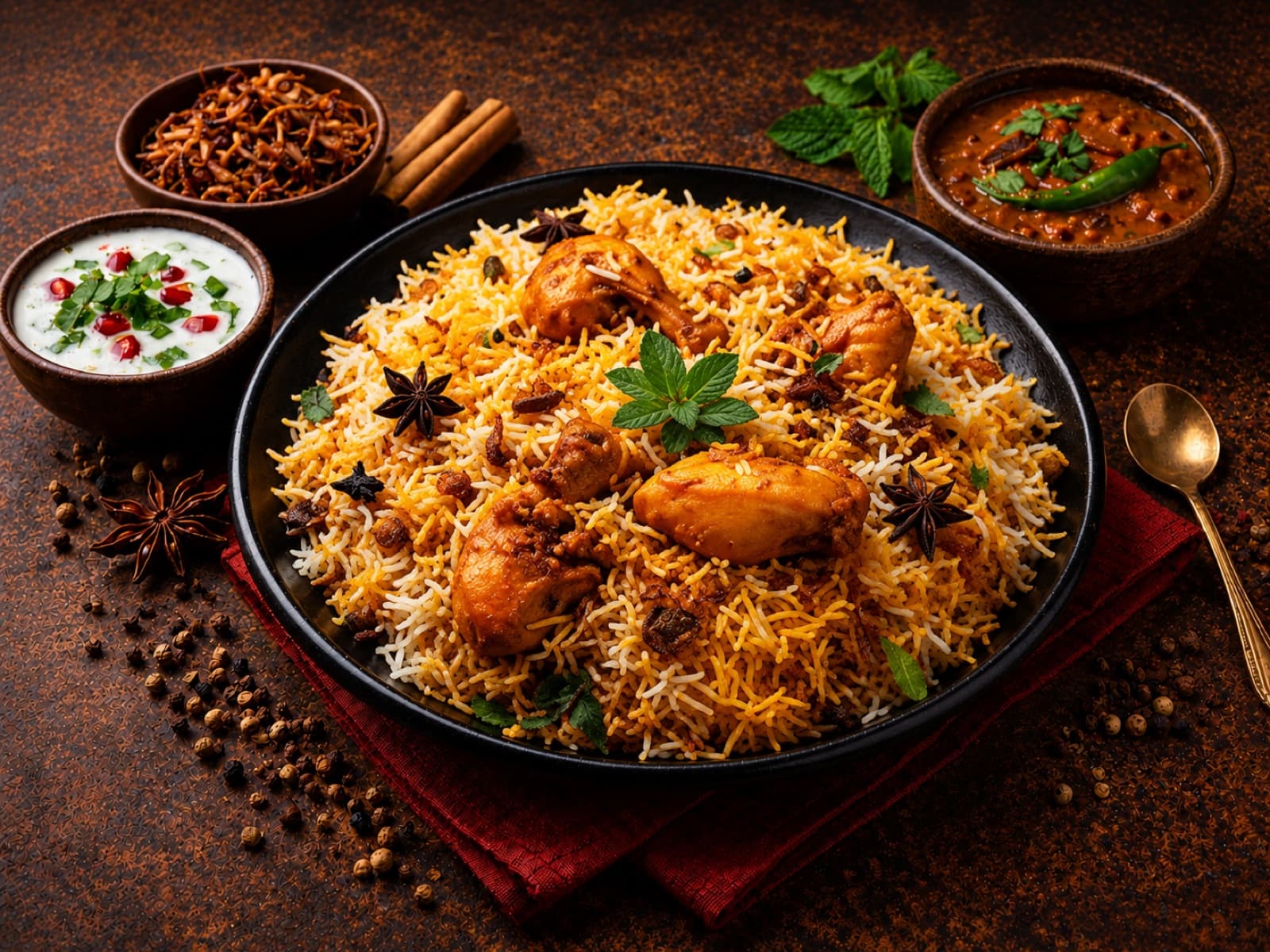 Andhra Chicken Biryani