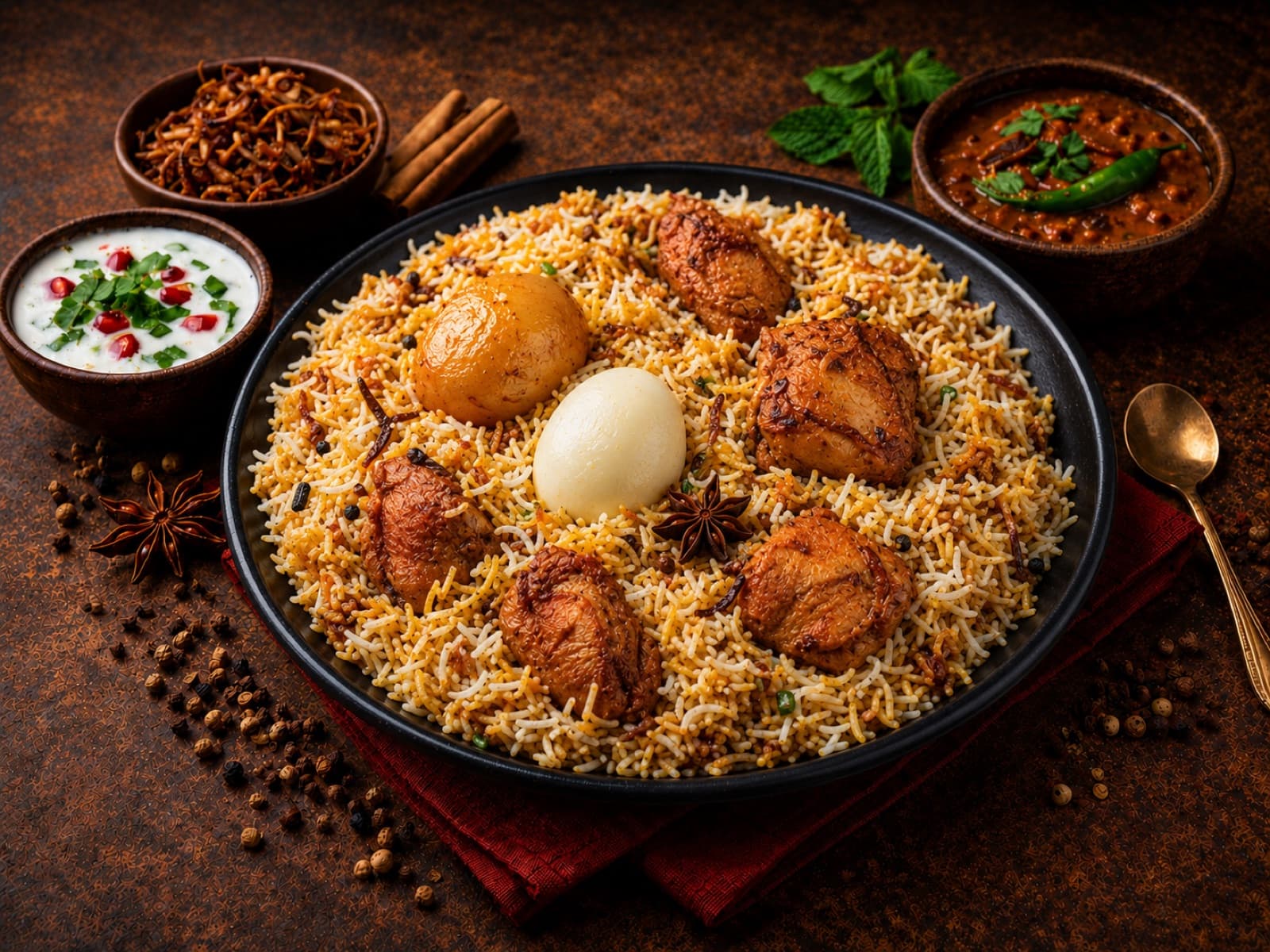 Chicken Boneless Kolkata Biryani