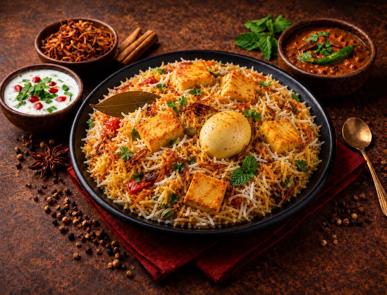 Paneer Kolkata Biryani