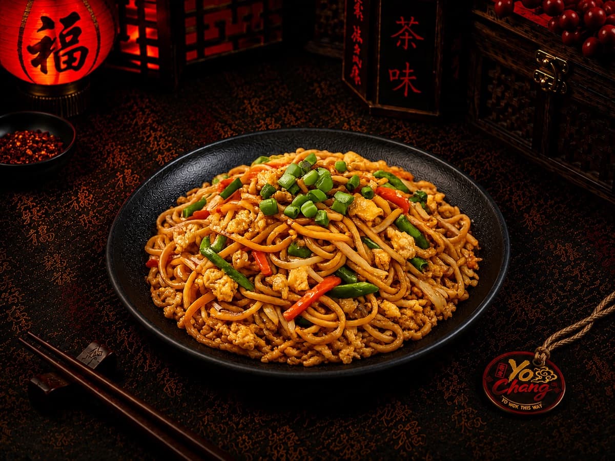 Egg Schezwan Hakka Noodles
