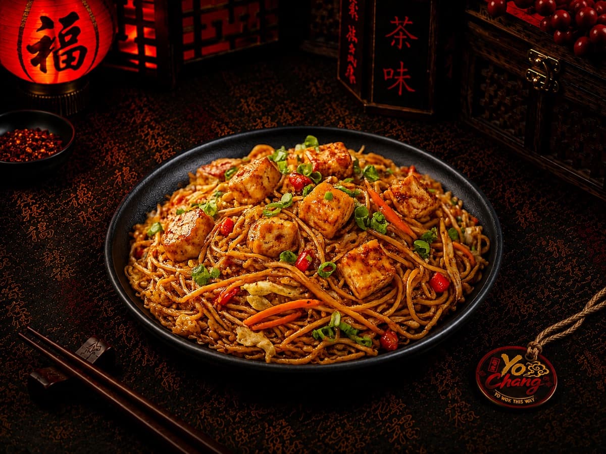 Paneer Garlic Hakka Noodles