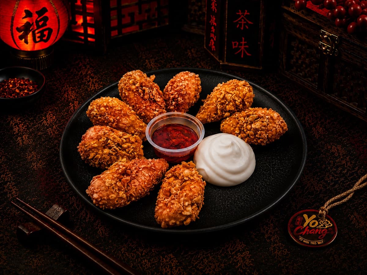 Veg Kurkure Momos (8 Pcs)